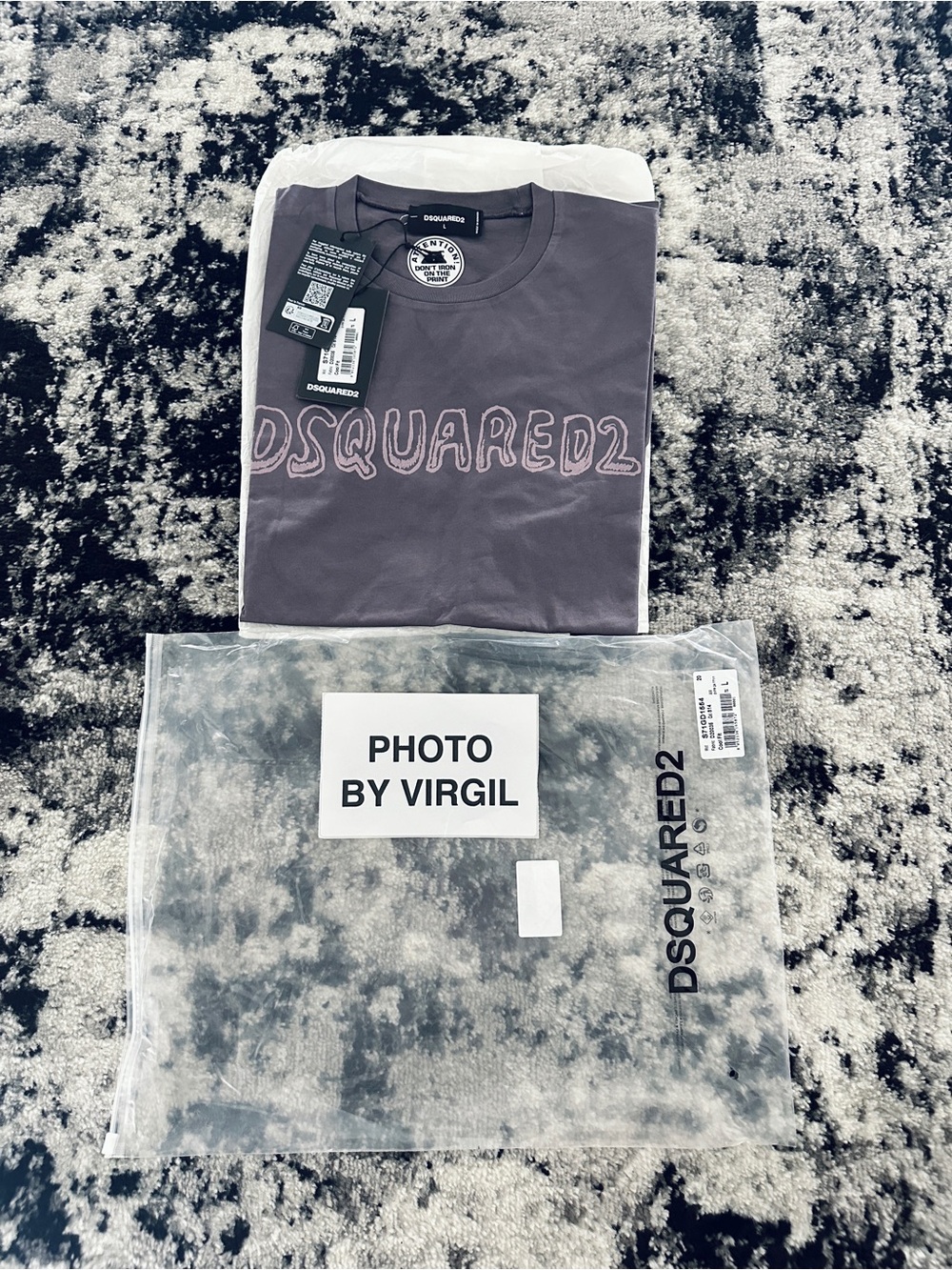 DSQUARED2 Washed Short Sleeve T-Shirt NWT 100% Authentic